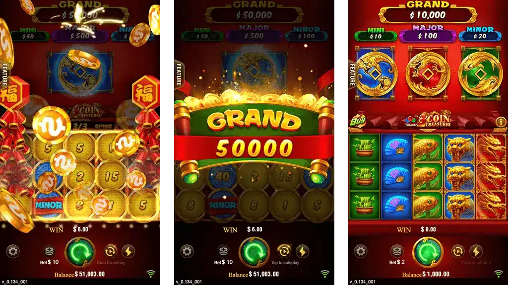 3 Coins 101Zallgame Bonus